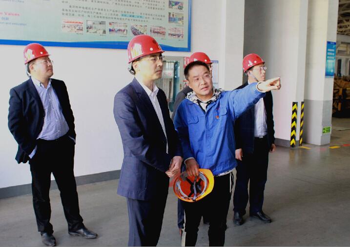 2018年4月9日，宣城市委常委、常務(wù)副市長汪謙慎來上上電纜參觀考察