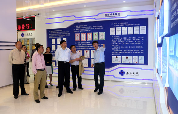 2015年5月8日，江蘇省政協(xié)領(lǐng)導(dǎo)、專家來上上電纜調(diào)研