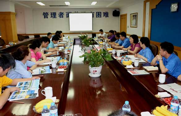 6月12日，國(guó)家電力器材安全性能質(zhì)量監(jiān)督檢驗(yàn)中心領(lǐng)導(dǎo)一行來(lái)上上集團(tuán)考察交流