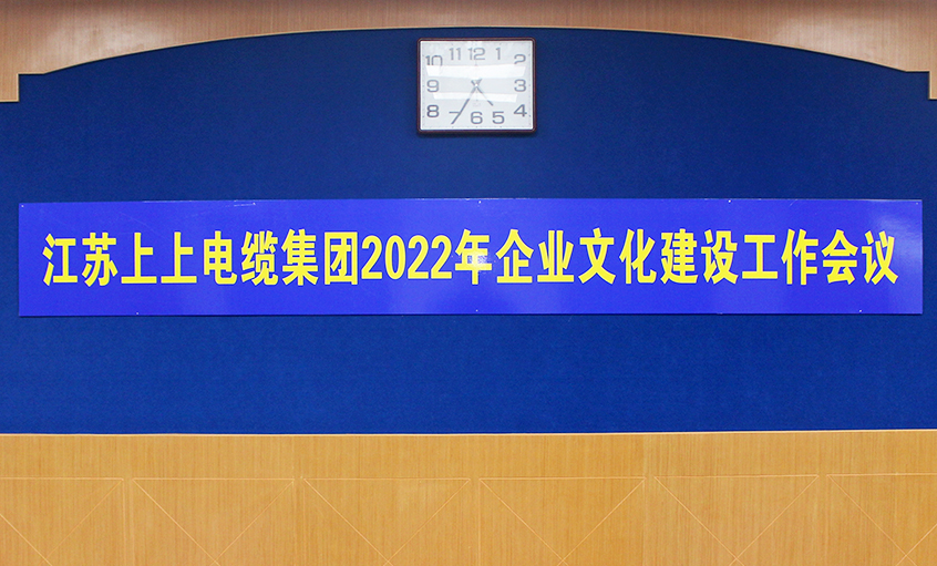 上上電纜召開2022年企業(yè)文化建設工作會議