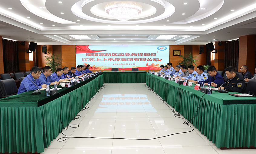 上上電纜與溧陽高新區(qū)綜合管理局開展黨建結對共建活動